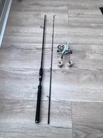 westin w3 verticaal + shimano stradic 1000, Watersport en Boten, Ophalen of Verzenden, Zo goed als nieuw, Molen