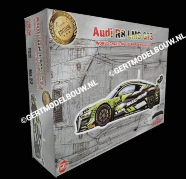 NUNU - BEEMAX PN24044 AUDI R8 LMS GT3 World Challange Europa, Hobby en Vrije tijd, Modelauto's | 1:24, Nieuw, Auto, Overige merken