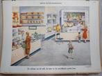 Schoolplaten Zuivelbereiding - Set van 5, Antiek en Kunst, Antiek | Schoolplaten, Ophalen of Verzenden, Overige thema's