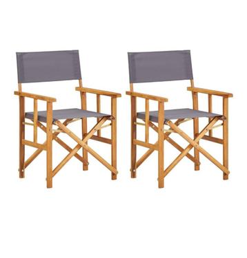 Regisseursstoelen 2 st beschikbaar voor biedingen