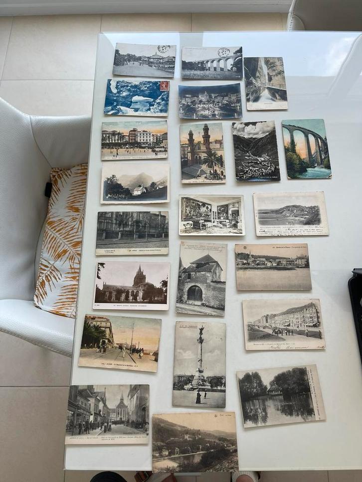 Lot  van 23 Oude postkaarten, Verzamelen, Ansichtkaarten | Buitenland, Frankrijk, Voor 1920, Ophalen of Verzenden