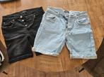 2x korte broeken, merk boohooMAN, Ophalen, Zo goed als nieuw, Blauw, Overige jeansmaten