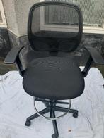 Vinsetto ergonomische bureaustoel - zwart - Zithoogte 65-87, Huis en Inrichting, Bureaustoelen, Ophalen, Zwart, Zo goed als nieuw
