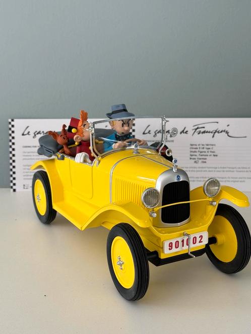 Citroen 5HP: The Franquin Garage - cijfers en jij, Verzamelen, Stripfiguren, Ophalen of Verzenden