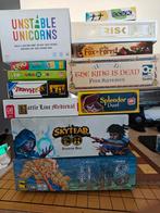 Bordspellen Collectie - Unstable Unicorns, Risk, meer!, Hobby en Vrije tijd, Gezelschapsspellen | Bordspellen, Gebruikt, Diverse