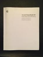 Apple Powerbook G4 15 inch handleiding, Ophalen of Verzenden, Apple