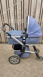 Kinderwagen Joolz day2 Quadro Blue, Kinderen en Baby's, Kinderwagens en Combinaties, Gebruikt, Combiwagen, Verstelbare duwstang