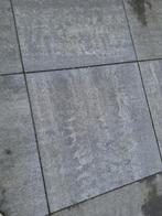 60 bij 60 tegels grijs, Tuin en Terras, Tegels en Klinkers, Ophalen, 5 tot 10 m², Zo goed als nieuw, Beton