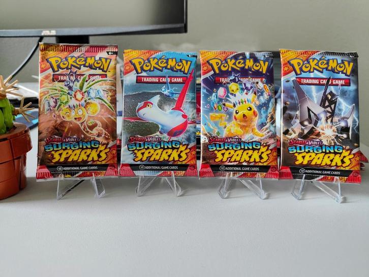 Surging Sparks booster pack English Booster box Bundle, Hobby en Vrije tijd, Verzamelkaartspellen | Pokémon, Nieuw, Booster, Foil