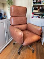 Otto Zapf “Zapf Chair High” –cognac leer design bureaustoel, Ophalen, Gebruikt, Bruin, Bureaustoel
