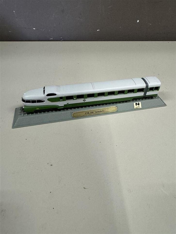 model trein - Delprado N Gauge Static Model ETR 300 Settebel, Hobby en Vrije tijd, Modeltreinen | H0, Zo goed als nieuw, Wagon