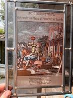 Glas in lood met spreuk van de timmerman, Ophalen of Verzenden, Zo goed als nieuw