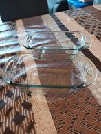 Ovenschaal Glas 13x23cm - 1.5 Liter 2 stuks, Ophalen of Verzenden, Gebruikt