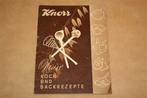 Zeldzaam receptenboekje Knorr - Circa 1935 !!, Boeken, Kookboeken, Ophalen of Verzenden, Gelezen, Italië