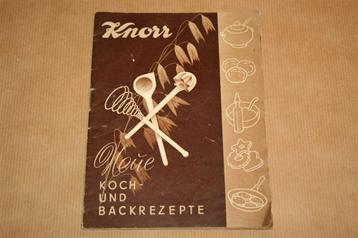 Zeldzaam receptenboekje Knorr - Circa 1935 !! beschikbaar voor biedingen