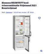 Bosch Siemens KG36VX77 koel-vriescombi vrijstaand 312lt RVS, Witgoed en Apparatuur, Koelkasten en IJskasten, Ophalen, 200 liter of meer