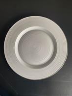 8 zilverkleurige glazen onderborden, Huis en Inrichting, Keuken | Servies, Ophalen, Gebruikt, Glas, Bord(en)