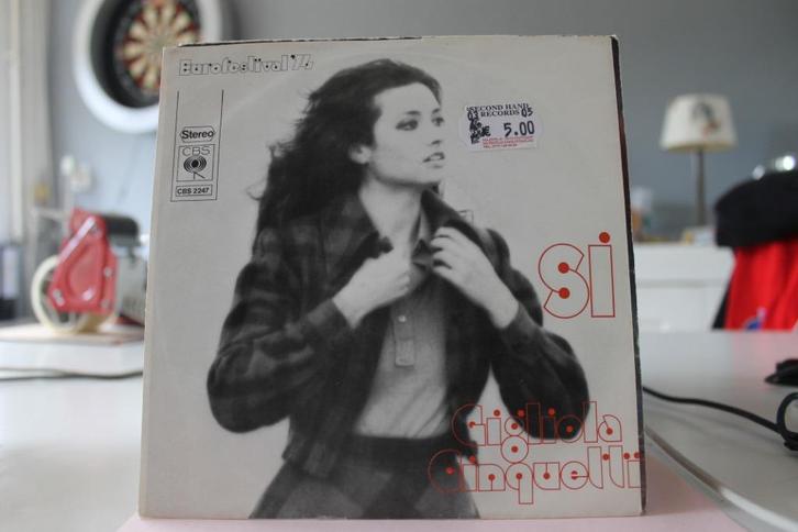 7" Single Gigliola Cinquetti - Si / Il Pappagallo Verde, Cd's en Dvd's, Vinyl Singles, Gebruikt, Single, Pop, 7 inch, Ophalen of Verzenden