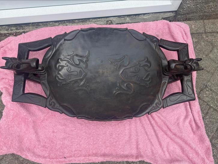 Zeer grote schaal hand gemaakt, Antiek en Kunst, Antiek | Schalen, Ophalen