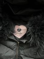 Jacky Luxury Zwarte Jas met Bontkraag - Maat L, Ophalen of Verzenden, Zo goed als nieuw, Maat 42/44 (L), Zwart