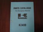 KAWASAKI KZ400 1974 parts catalogue KZ 400 onderdelen boek, Kawasaki