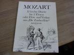 Mozart 12 leichte duette fur 2 floten oder flote und violine, Muziek en Instrumenten, Gebruikt, Klassiek, Ophalen of Verzenden