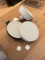 NYMÅNE (IKEA) LED Plafondlamp dim met afstandsbediening, Huis en Inrichting, Ophalen, Gebruikt, 50 tot 75 cm, Design