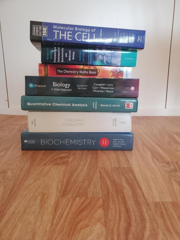 Studieboeken Molecular Life Sciences, Boeken, Studieboeken en Cursussen, Zo goed als nieuw, WO, Beta, Ophalen of Verzenden