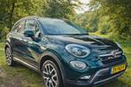 Fiat 500X 1.4 Turbo Multiair Lounge - Automaat - Groen, Auto's, USB, 4 cilinders, 1200 kg, Dealer onderhouden