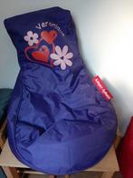 Paarse Zitzak met Naam, Ophalen