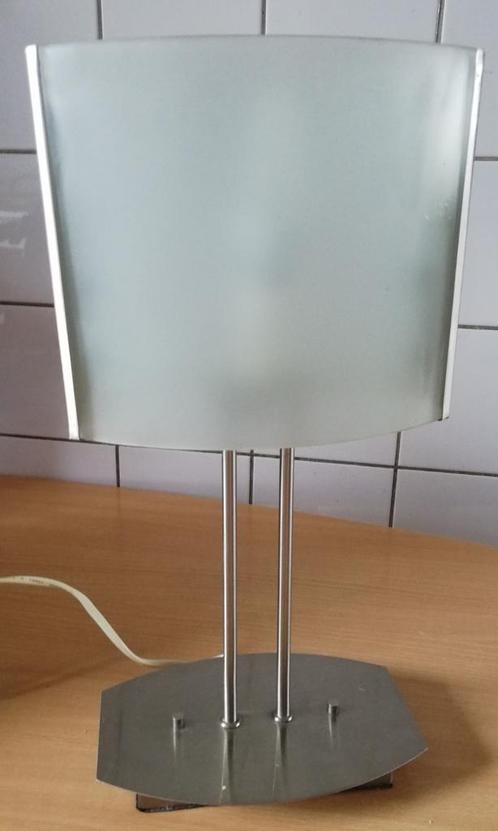 Tafellamp. Pierluigi Cerri? Vintage. 39 cm., Huis en Inrichting, Lampen | Tafellampen, Zo goed als nieuw, Minder dan 50 cm, Glas