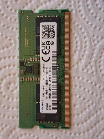 Samsung DDR5 SO-DIMM 8 GB (5600 MHz) RAM, Werkgeheugen beschikbaar voor biedingen