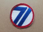 WWII US 71st Infantry Division patch, Verzenden, Amerika, Embleem of Badge