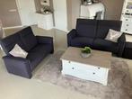 bankstel (2+3-zits) , stof donkergrijs, Huis en Inrichting, Banken | Bankstellen, Ophalen, Overige maten, 150 tot 200 cm, 75 tot 100 cm