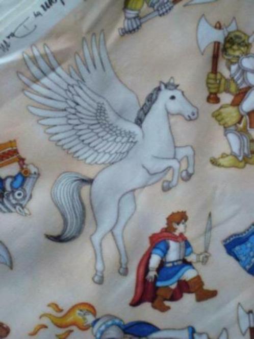 Sprookjesstof Merlijn tovenaar sterren, Hobby en Vrije tijd, Stoffen en Lappen, Nieuw, Katoen, 120 cm of meer, 30 tot 200 cm, Overige kleuren