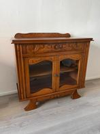 Vintage theekastje met glazen deuren, Antiek en Kunst, Antiek | Meubels | Kasten, Ophalen