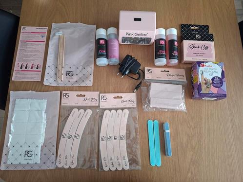 Benodigdheden voor Pink Gellac, Sieraden, Tassen en Uiterlijk, Uiterlijk | Cosmetica en Make-up, Zo goed als nieuw, Handen en Nagels