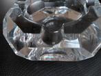 Asbak kristal , vintage , prachtig hoekig geslepen glas, Ophalen of Verzenden