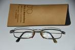 Heren bril rechthoekig montuur met hoes herenbril, Ophalen of Verzenden, Gebruikt, Bril, Overige merken