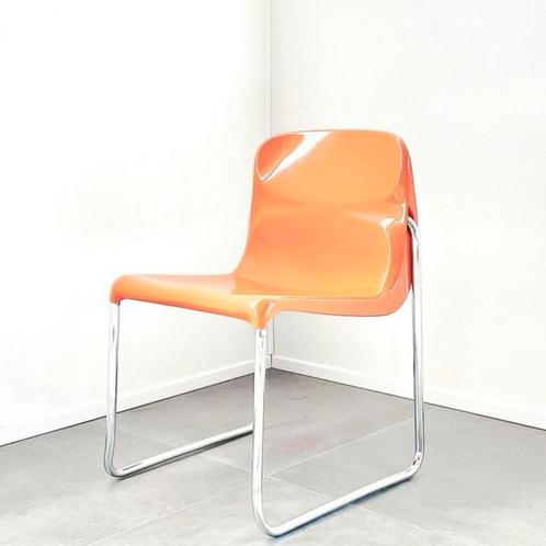 Stoel eetkamerstoel EKA Wohnmöbel vintage retro design, Huis en Inrichting, Stoelen, Eén, Kunststof, Metaal, Overige kleuren, Ophalen