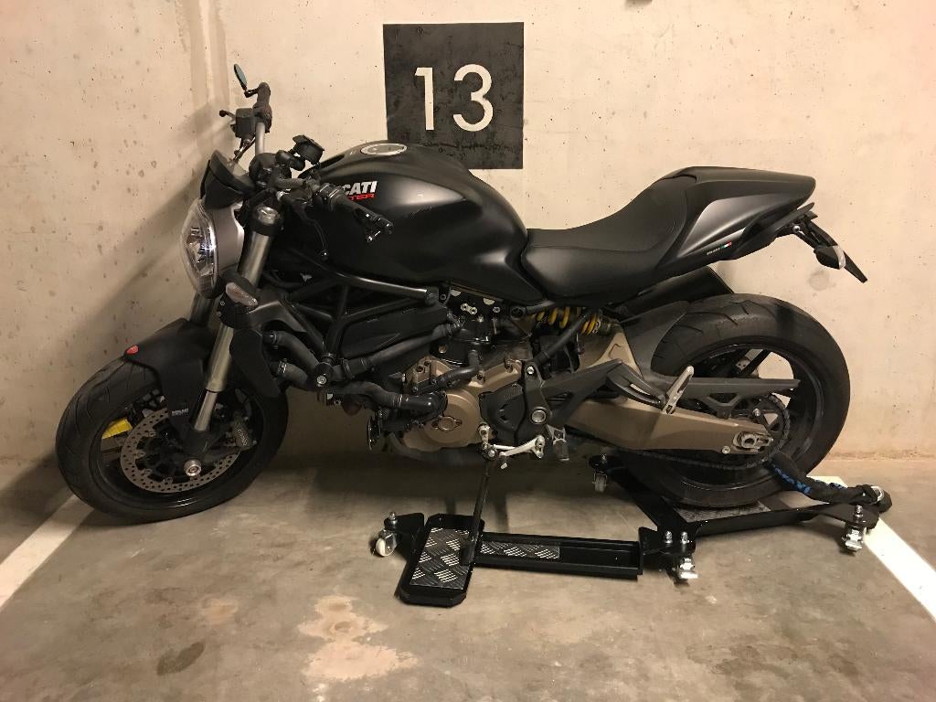 Datona motor mover voor zijstandaard / motor dolly, Ophalen