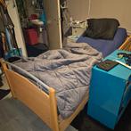 seniorenbed, Ophalen, 90 cm, Eenpersoons, Bruin