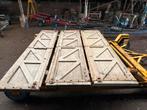 Oude Houten Garage/staldeuren, Gebruikt, Garagedeur, Ophalen of Verzenden, Vouwdeur
