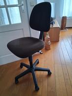 Bruine stof  bureaustoel, Ophalen, Gebruikt, Bruin, Bureaustoel