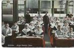 Rotterdam de Burger Weeshuisschool 1909 kleur, Verzenden, Voor 1920, Ongelopen, Zuid-Holland