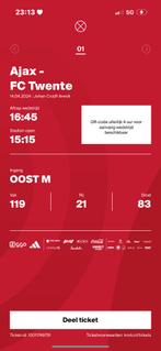 Ajax - FC TWENTE kaartje vak 119