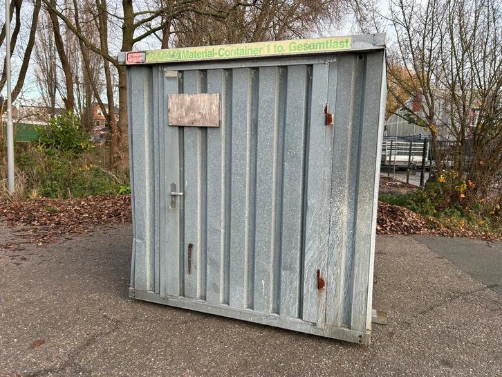 Demontabele opslagcontainer/materiaalcontainer 210x215x215CM, Doe-het-zelf en Verbouw, Overige Doe-het-zelf en Verbouw, Gebruikt