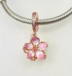 Pandora rose goud bedel kersenbloesem, Ophalen of Verzenden, Zo goed als nieuw, Goud