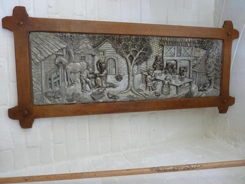 Betzner Tinn-Relief (92 %, handgemaakt); nog in goede staat!, Huis en Inrichting, Woonaccessoires | Wanddecoraties, Ophalen