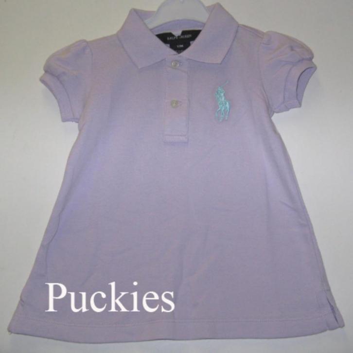 Maat 80 *SALE* Lila Ralph Lauren polojurk *NieuW*, Kinderen en Baby's, Babykleding | Maat 80, Nieuw, Meisje, Jurkje of Rokje, Ophalen of Verzenden